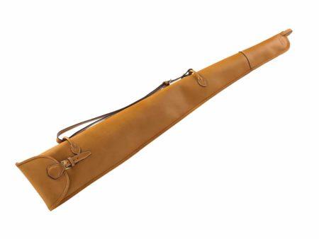 Fourreau embout plat, doublé fourrure 1 fusil