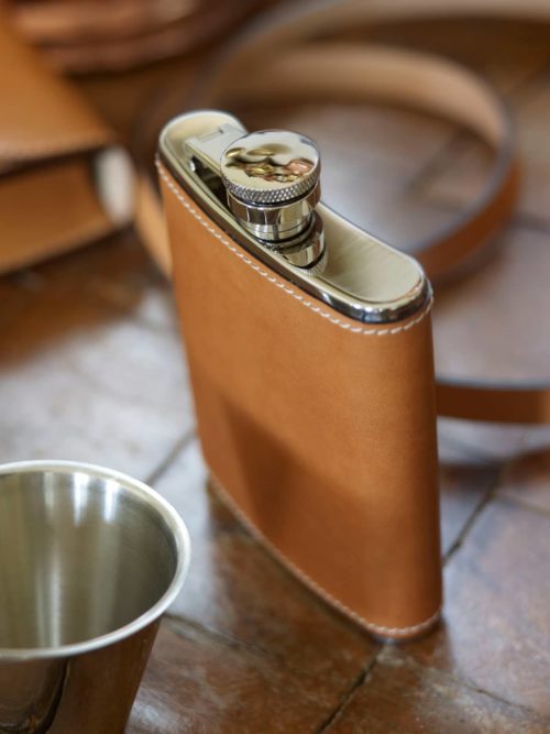 Leather Hip flask