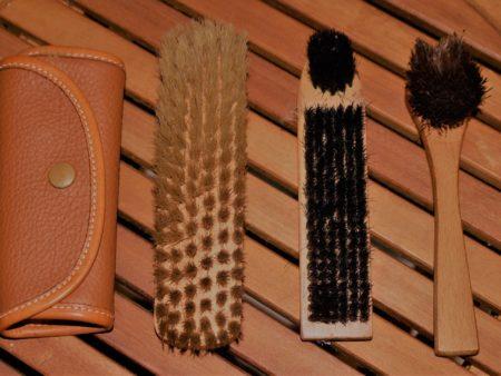 Leather and Sheepskin Buffing Glove