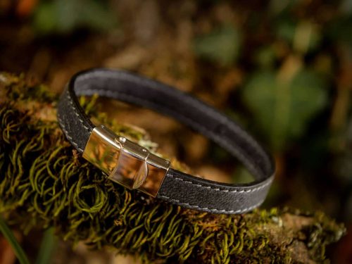 Bracelet en cuir de cerf 1 tour