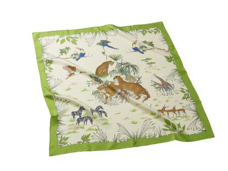 Safari silk scarf 90×90