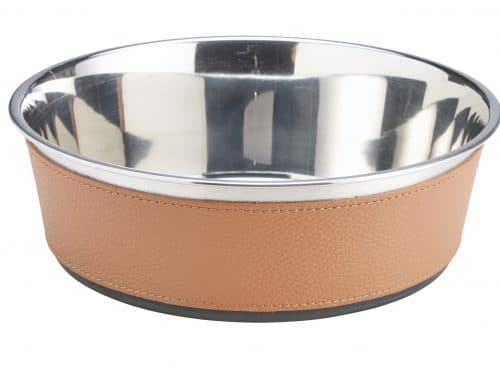 Leather covered Bowl